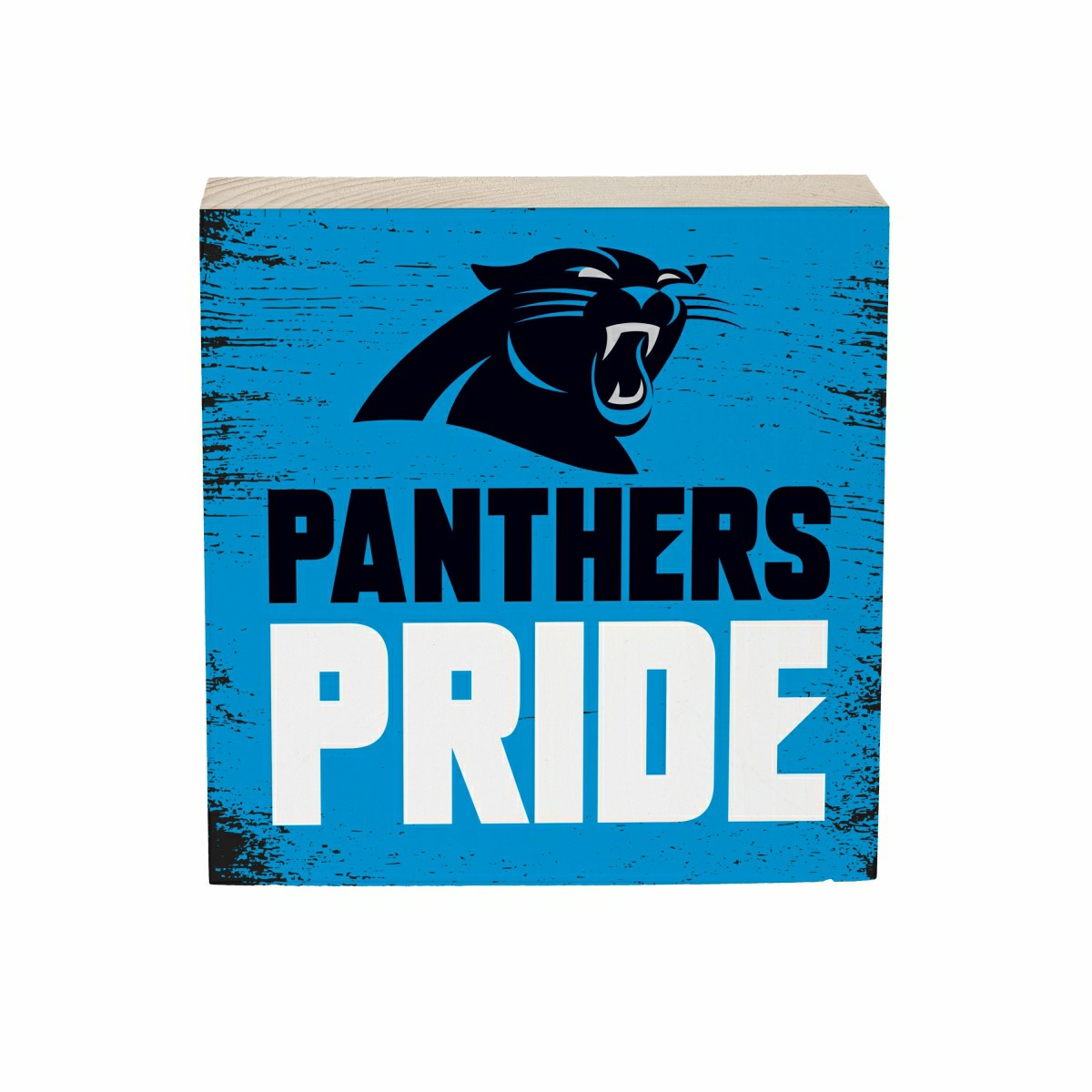 Carolina Panthers Plock, Down Home Fans, 6x6, NFL, Home