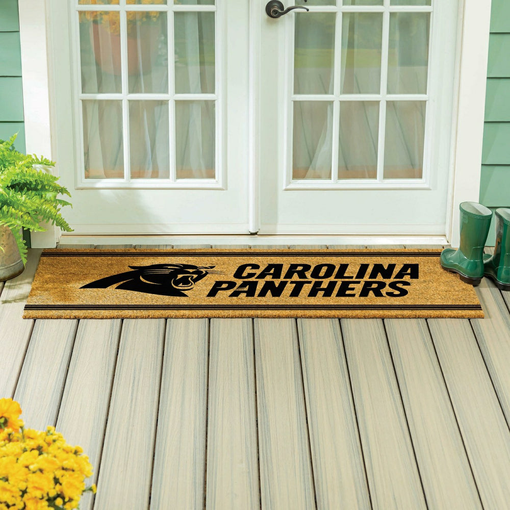 Carolina Panthers Extra Large One Color Coir Mat, 60"x24", NFL