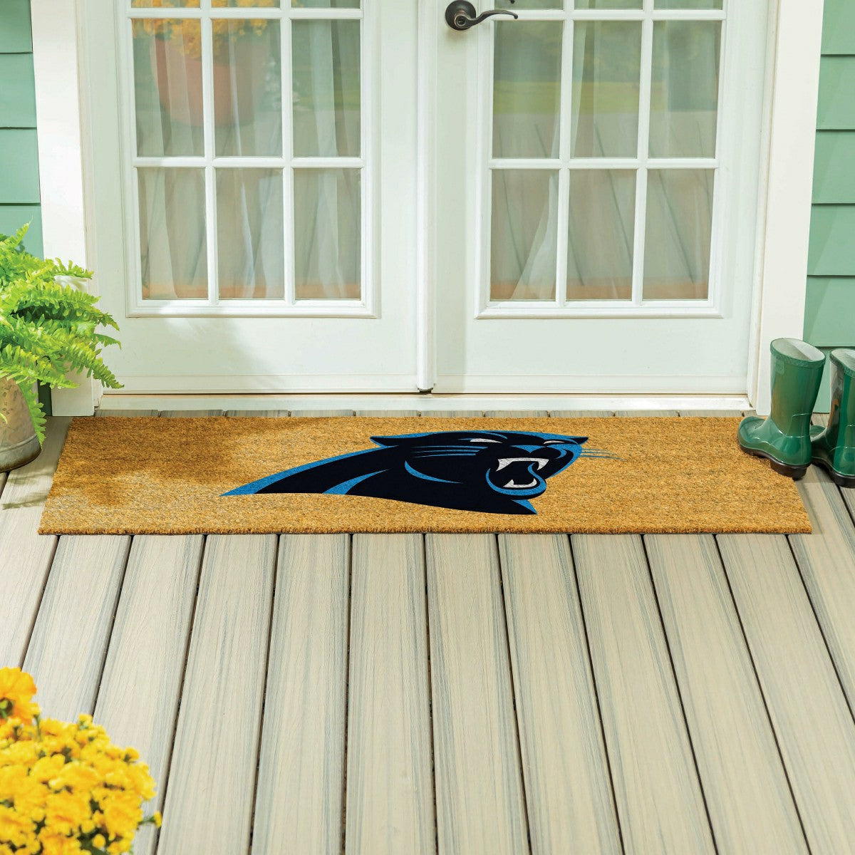 Carolina Panthers Extra Large Full Color Coir Mat, 60"x24", NFL