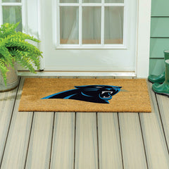 Carolina Panthers Large Full Color Coir Mat, 36"x24", NFL