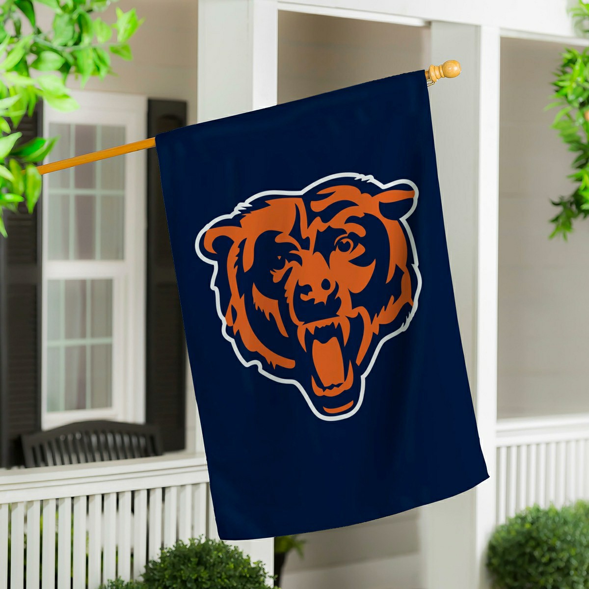 Chicago Bears Applique House Flag, NFL, Home