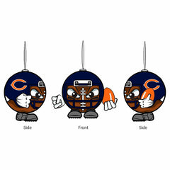 Chicago Bears, Ball Head Ornament, NFL
