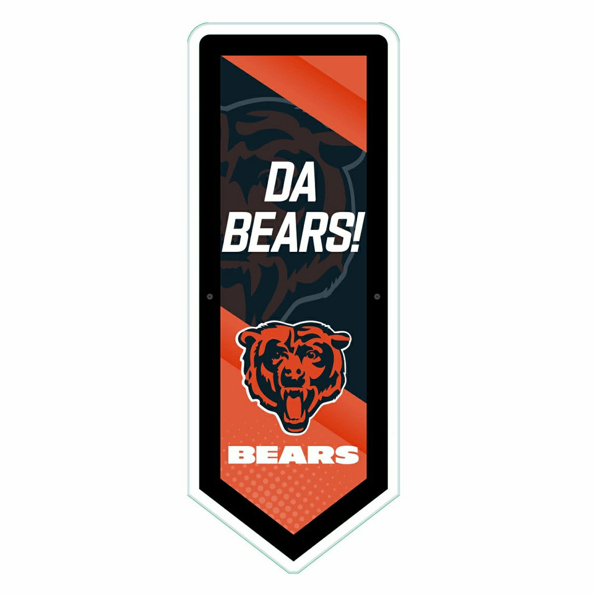 LED Wall Decor, Pennant, Chicago Bears, NFL, Home