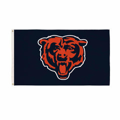 Chicago Bears Single Sided Estate Flag with 2 Grommets 3'x5', NFL, Home