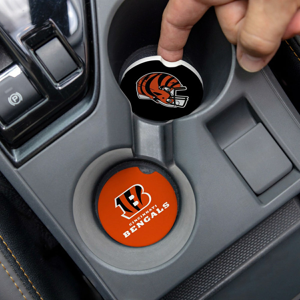 Cincinnati Bengals Car Coaster Set, 2pc, NFL