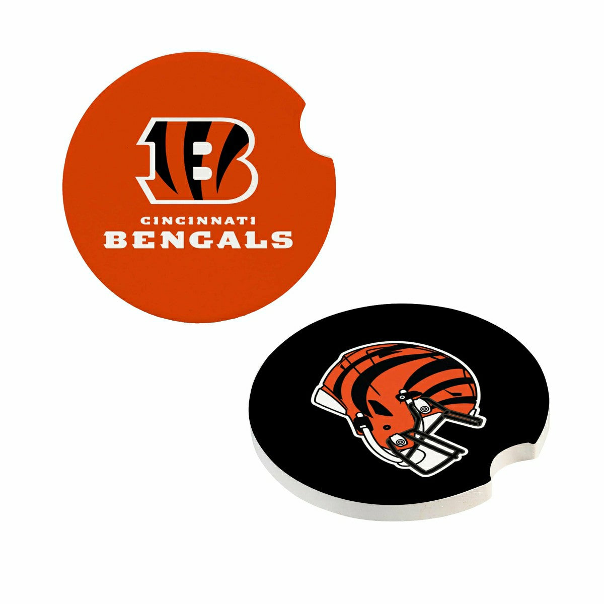 Cincinnati Bengals Car Coaster Set, 2pc, NFL