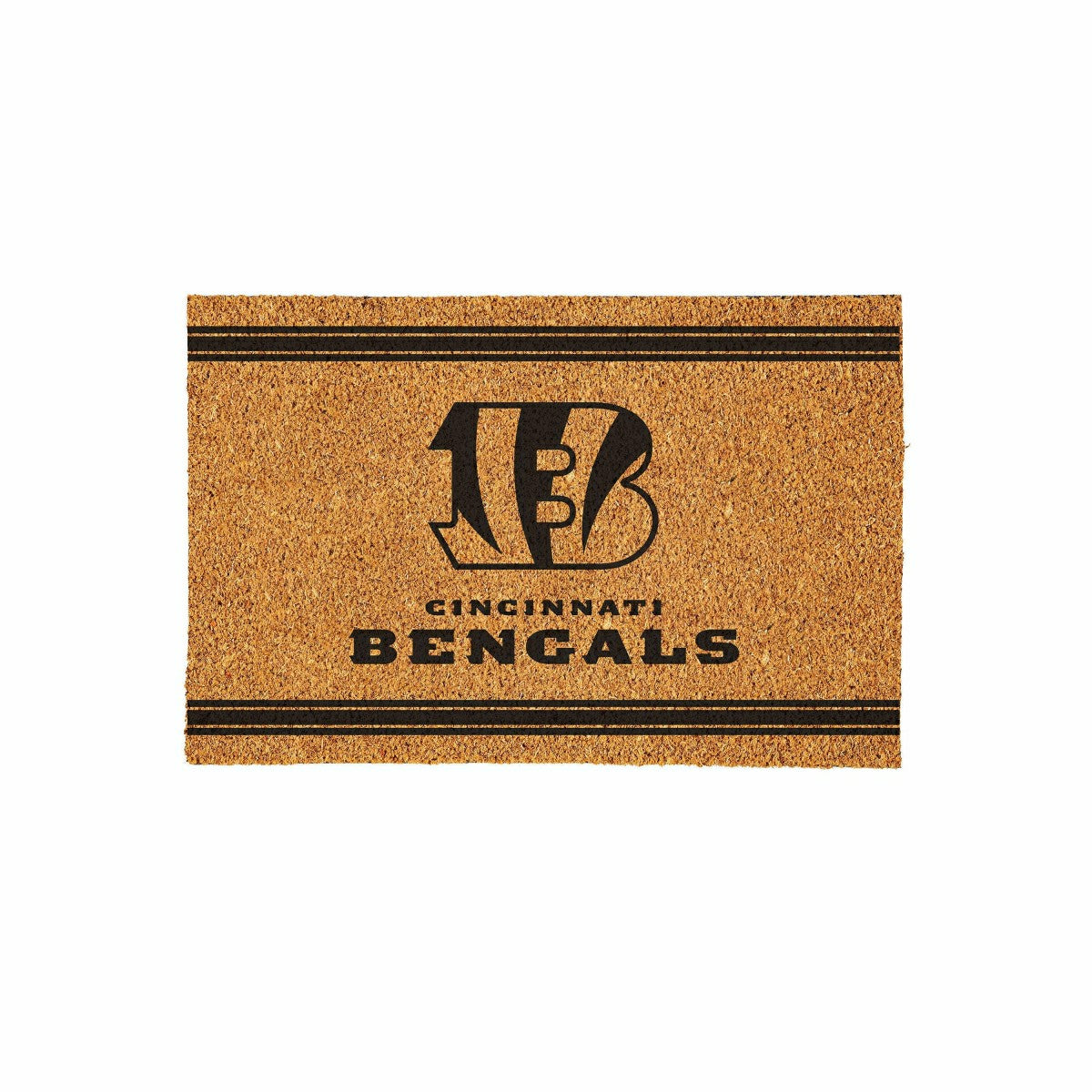Cincinnati Bengals Large One Color Coir Mat, 36"x24", NFL