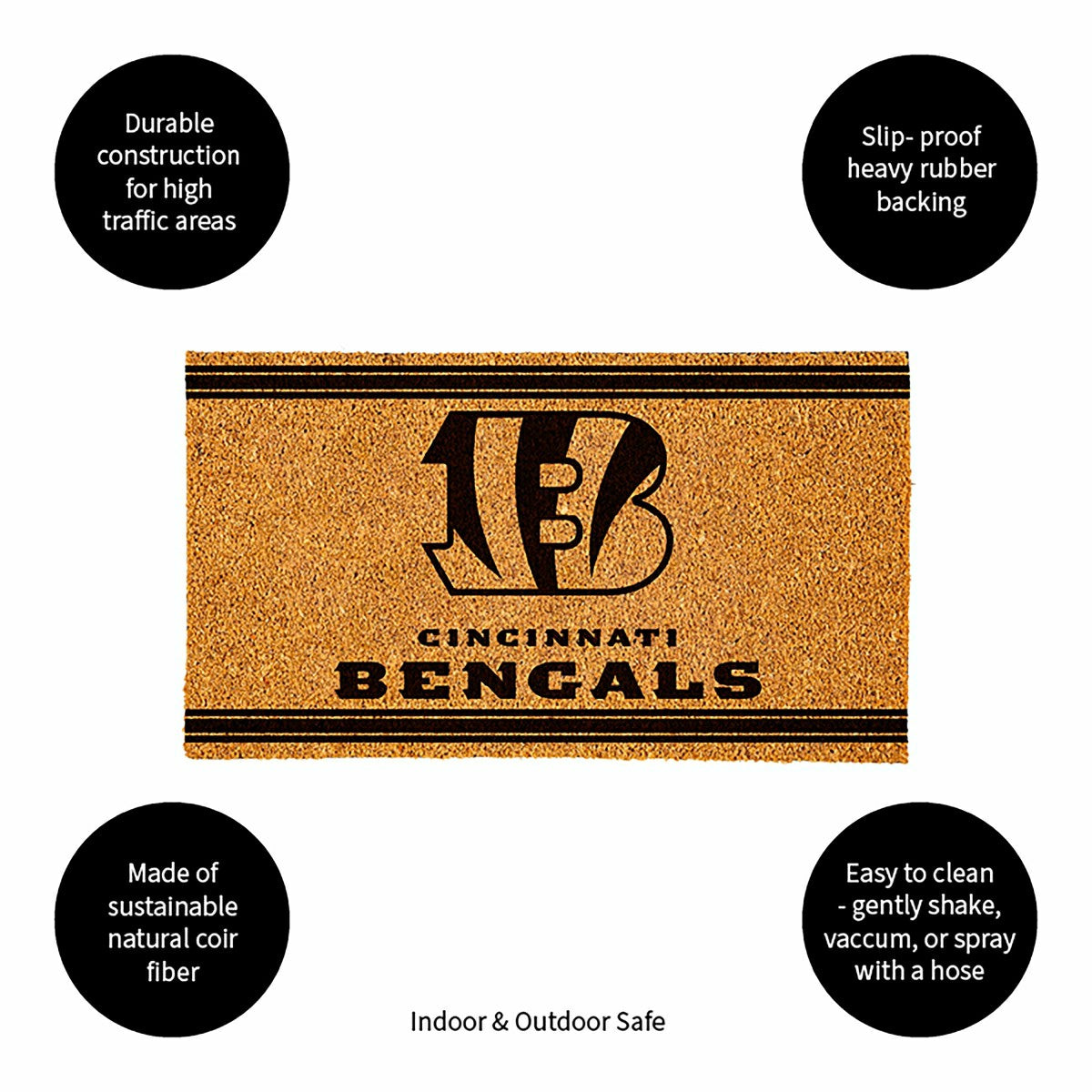 Cincinnati Bengals, Coir Mat 1C, NFL
