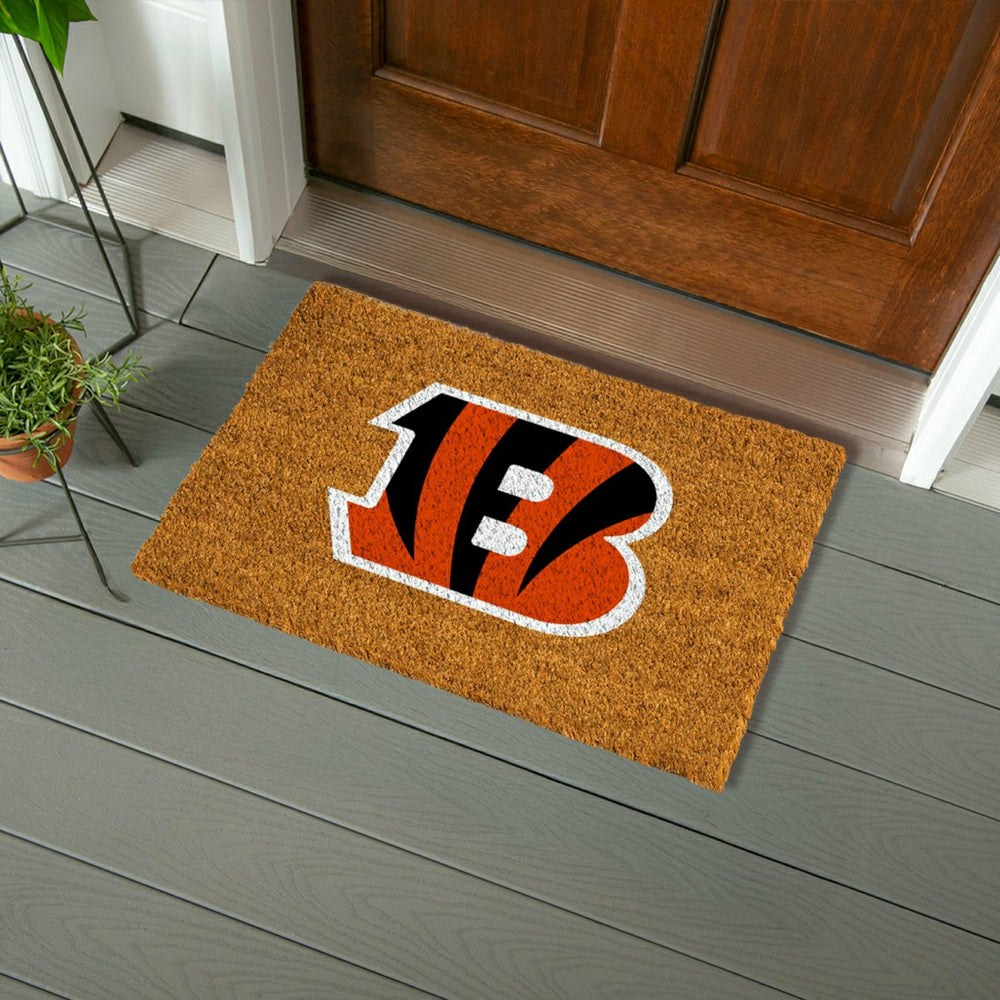 Coir Mat, 16"x28", Cincinnati Bengals, NFL