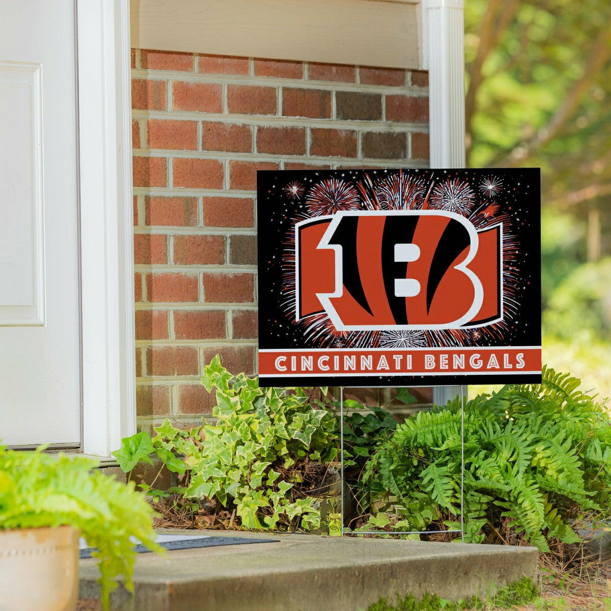 Cincinnati Bengals Yard Sign, Patriotic, NFL, Home