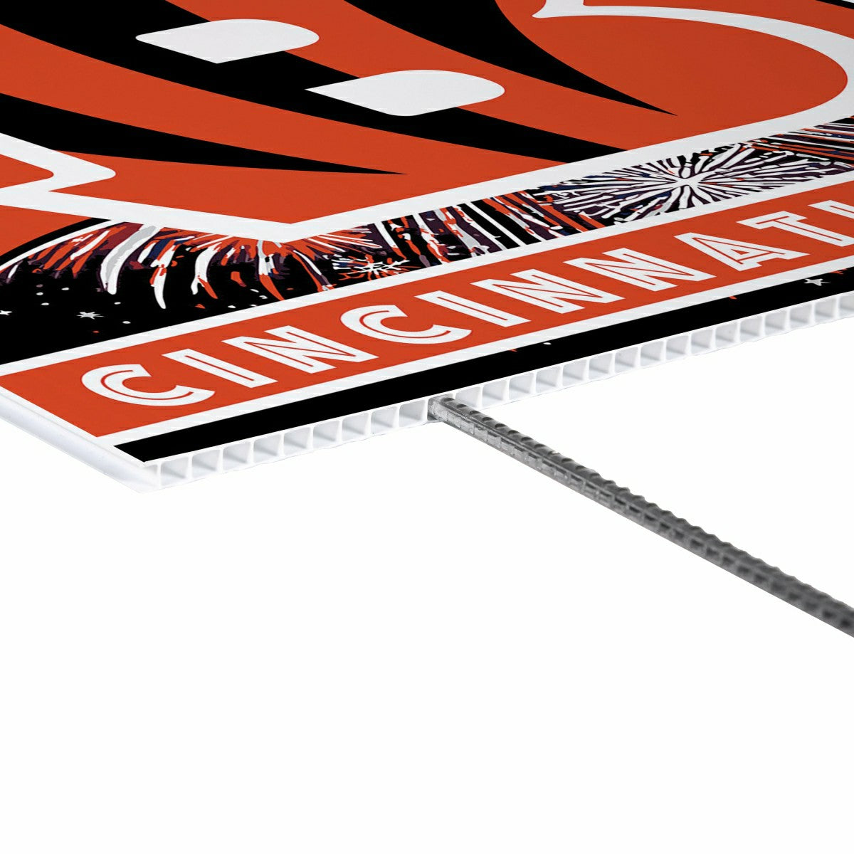 Cincinnati Bengals Yard Sign, Patriotic, NFL, Home