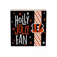 Cincinnati Bengals Block, Holiday, 6x6, NFL, Home