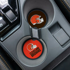 Cleveland Browns Car Coaster Set, 2pc, NFL