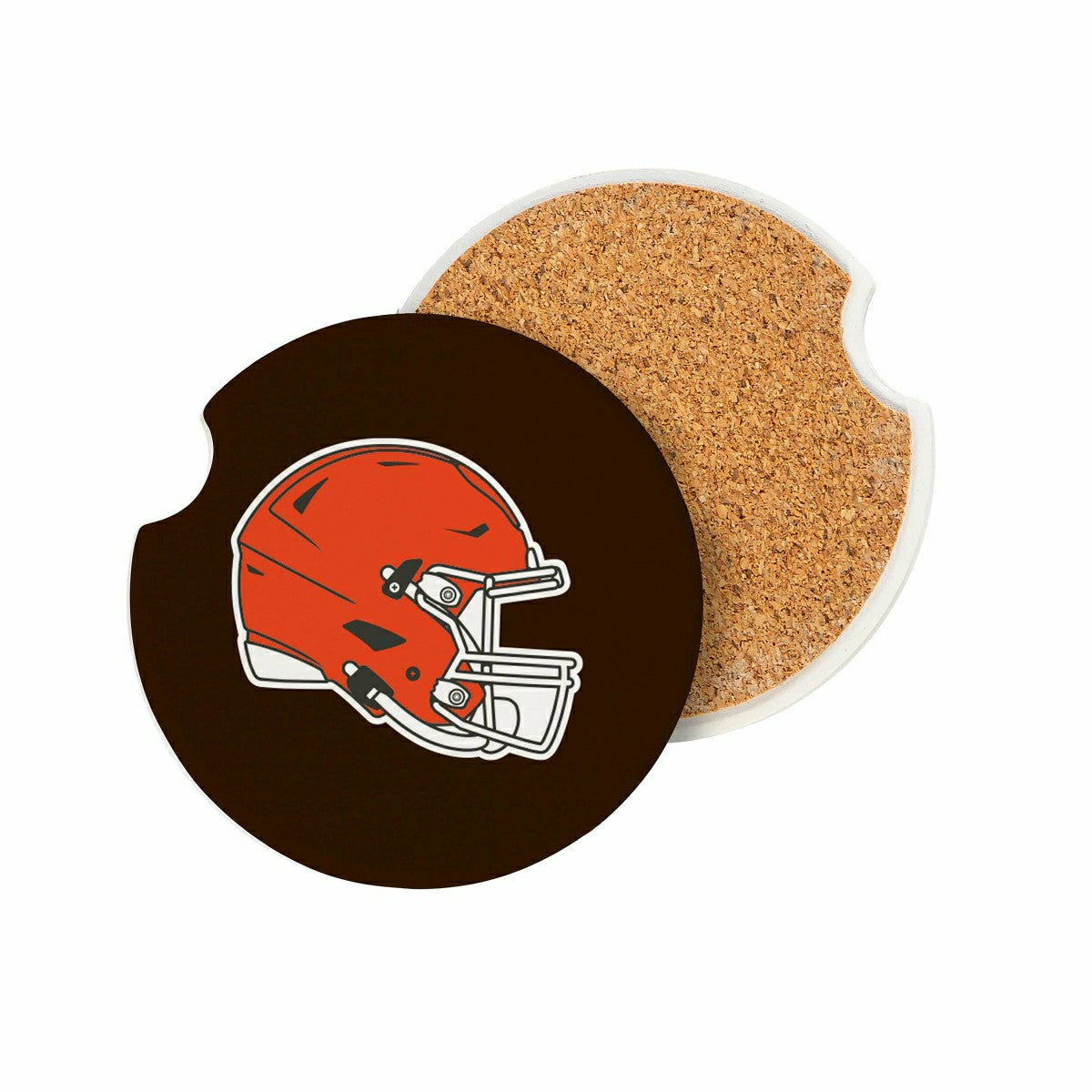 Cleveland Browns Car Coaster Set, 2pc, NFL