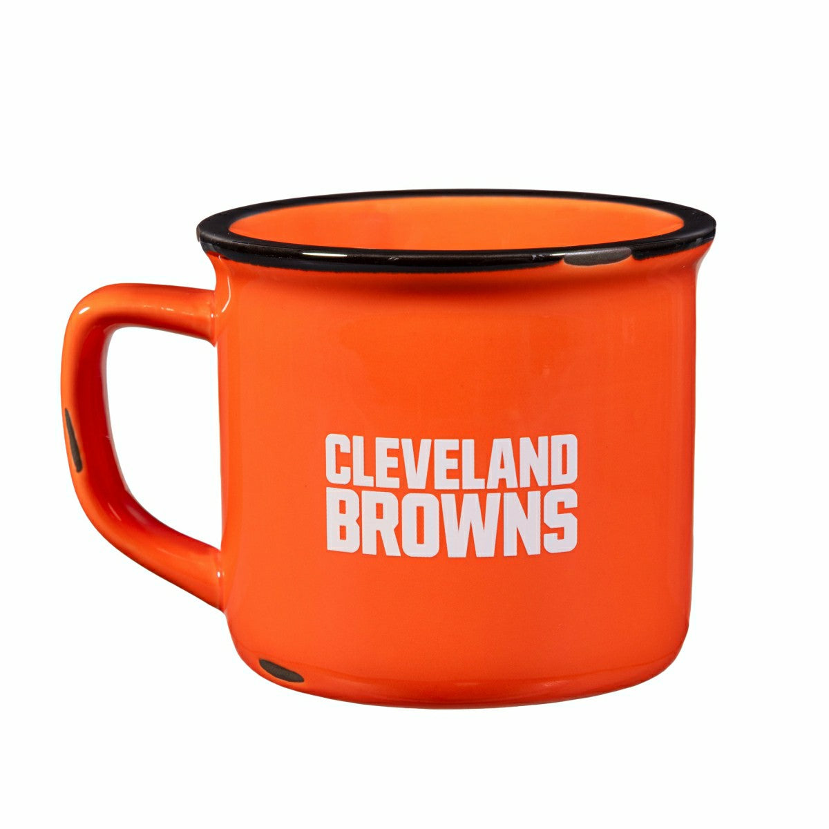 Cleveland Browns Ceramic Camp Cup with Enamel Finish, 14oz, NFL