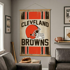 Cleveland Browns, Canvas Wall Tapestry, Large, 54x36, NFL, Home