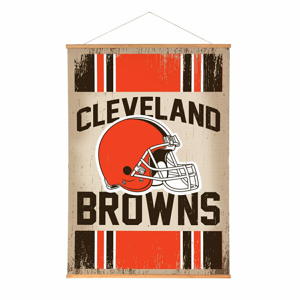 Cleveland Browns, Canvas Wall Tapestry, Large, 54x36, NFL, Home