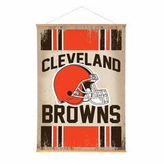 Cleveland Browns, Canvas Wall Tapestry, Large, 54x36, NFL, Home
