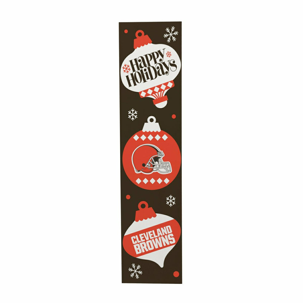 Cleveland Browns Christmas Double Sided Large Leaner, 47", NFL, Home