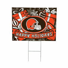 Cleveland Browns Yard Sign, Holiday, NFL, Home