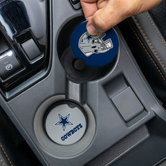 Dallas Cowboys Car Coaster Set, 2pc, NFL