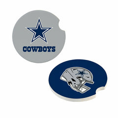 Dallas Cowboys Car Coaster Set, 2pc, NFL