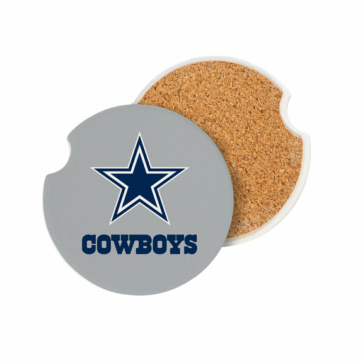Dallas Cowboys Car Coaster Set, 2pc, NFL