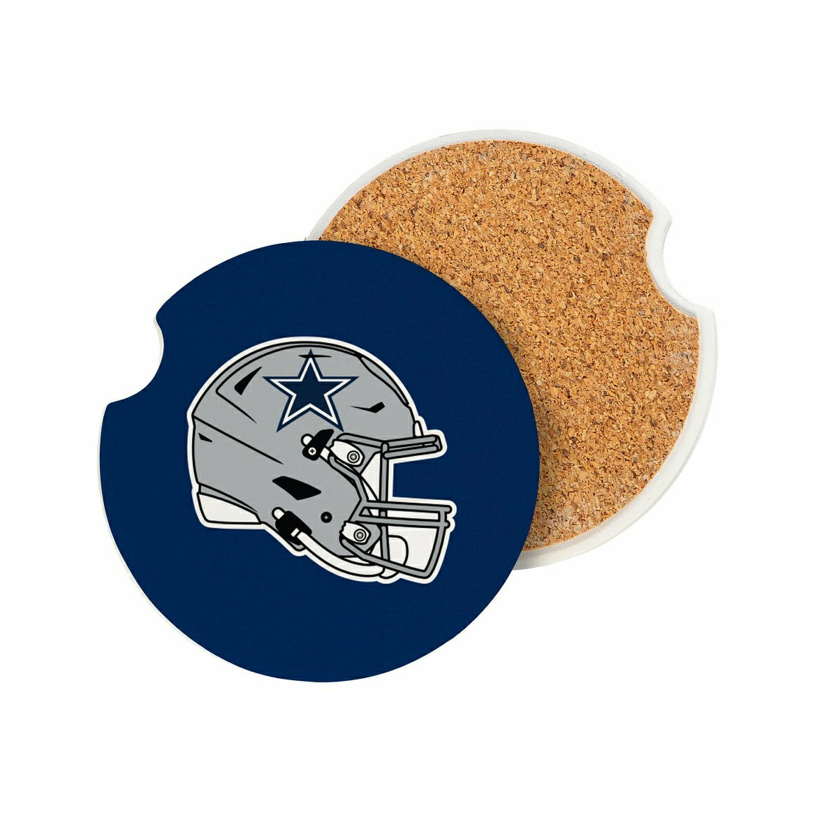 Dallas Cowboys Car Coaster Set, 2pc, NFL