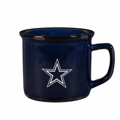 Dallas Cowboys Ceramic Camp Cup with Enamel Finish, 14oz, NFL