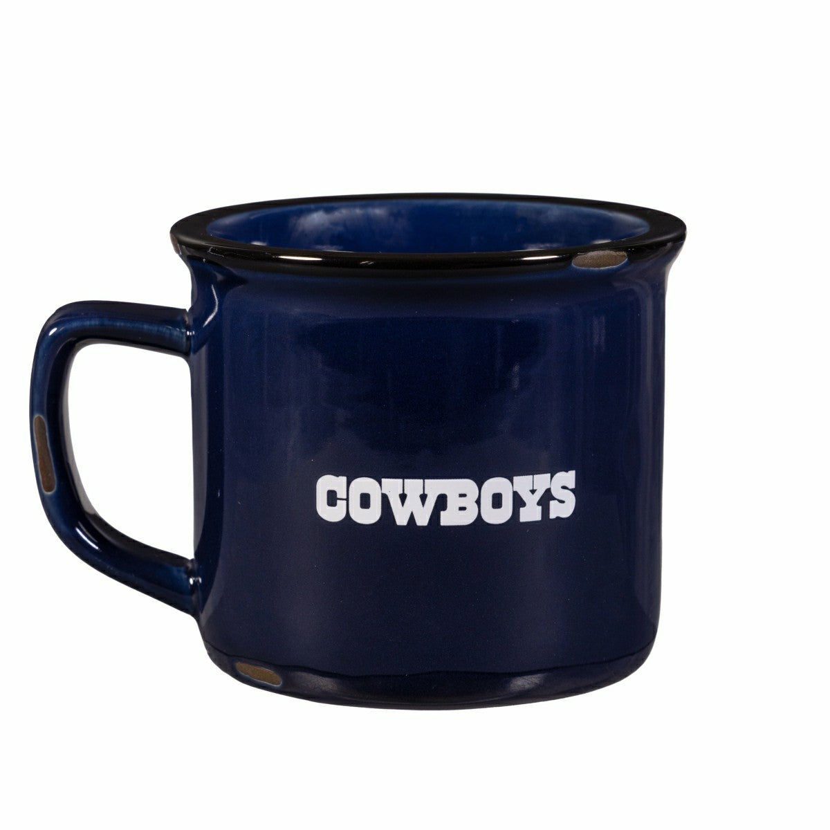 Dallas Cowboys Ceramic Camp Cup with Enamel Finish, 14oz, NFL