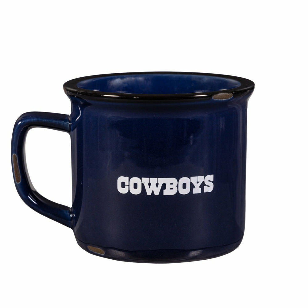 Dallas Cowboys Ceramic Camp Cup with Enamel Finish, 14oz, NFL