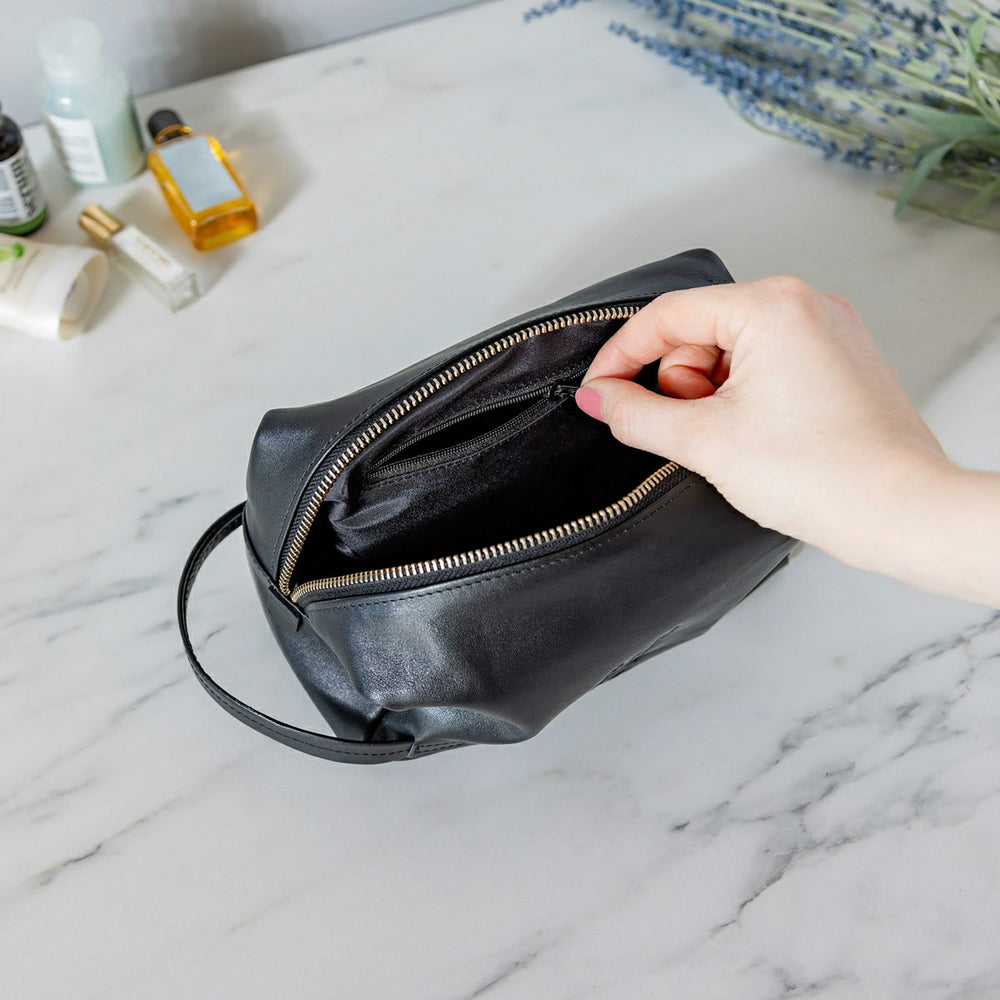 Dallas Cowboys, Embossed Toiletry Bag, Black, NFL, Home