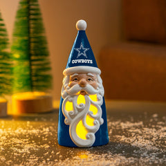 Dallas Cowboys Santa LED Statuary, 8", NFL, Home