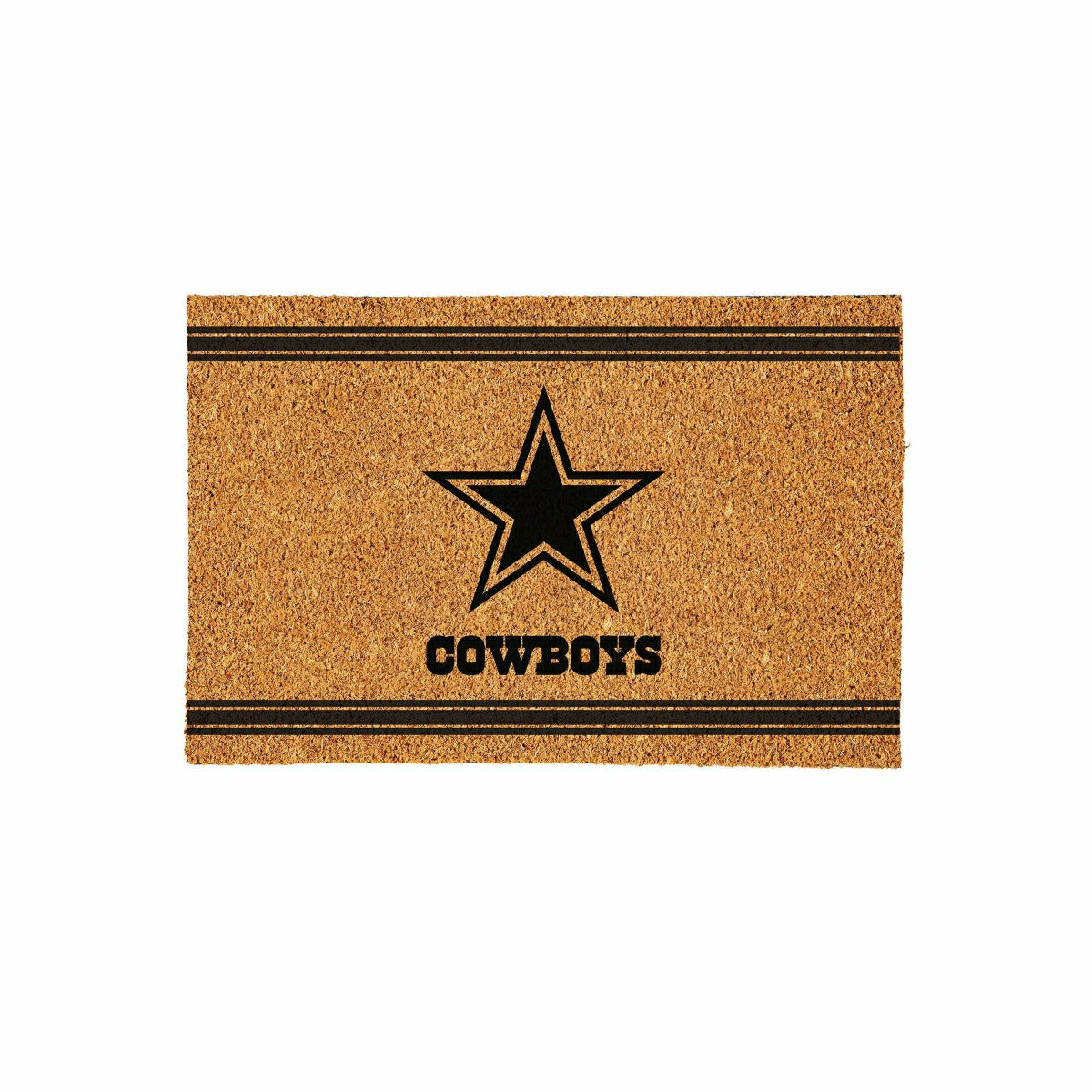 Dallas Cowboys Large One Color Coir Mat, 36"x24", NFL