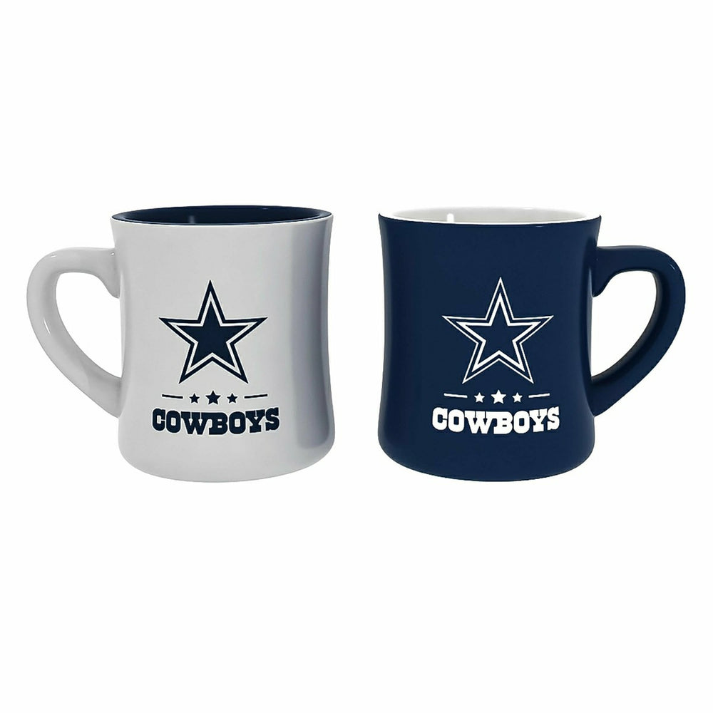 Dallas Cowboys 10oz Ceramic Cup Set, 2pc, NFL
