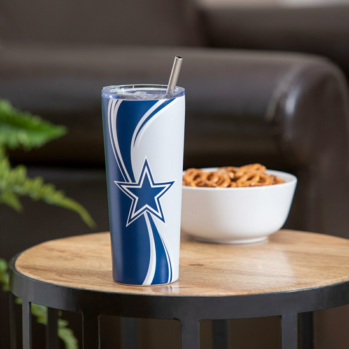 Stainless Steel Tumbler, 20oz, Dallas Cowboys, NFL, Home