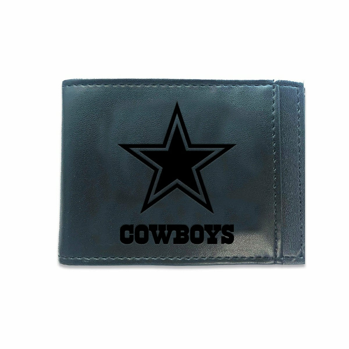 Front Pocket Wallet w/ RFID Blocking, Dallas Cowboys, Black, NFL, Home