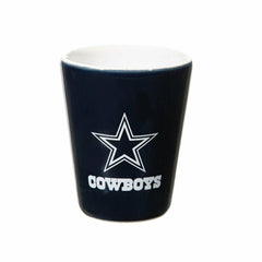Dallas Cowboys 4-Piece Ceramic and Glass 2oz. Shot Glass Set, NFL, Home