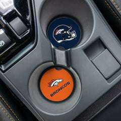 Denver Broncos Car Coaster Set, 2pc, NFL