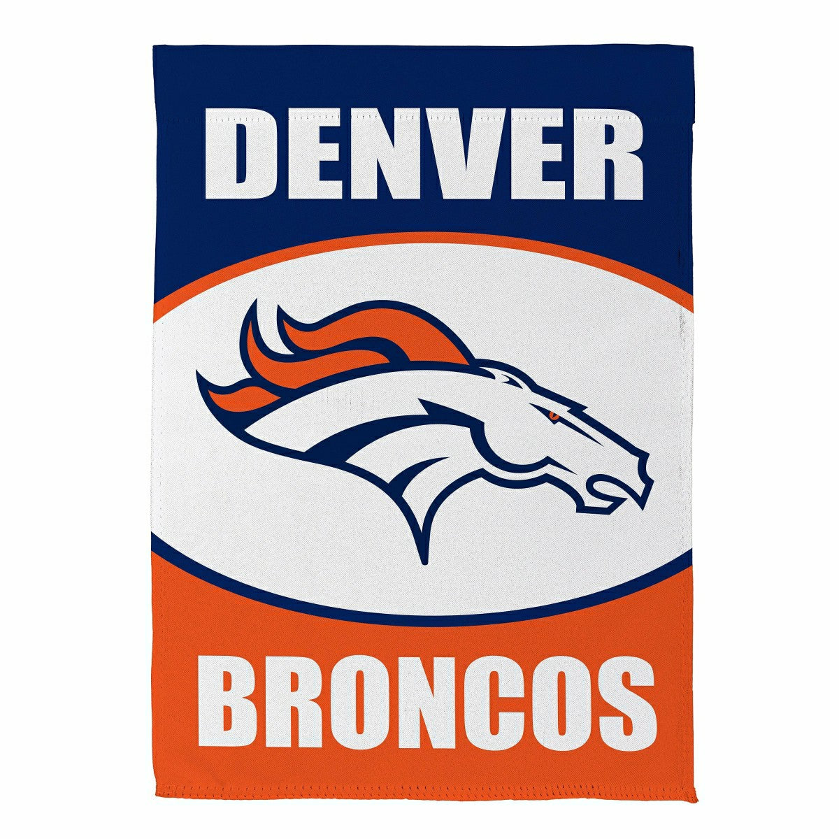 Denver Broncos Suede Garden Flag, NFL