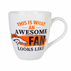 Denver Broncos, Ceramic Cup O'Java 17oz Gift Set, NFL, Home