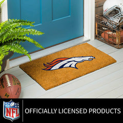 Coir Mat, 16"x28", Denver Broncos, NFL