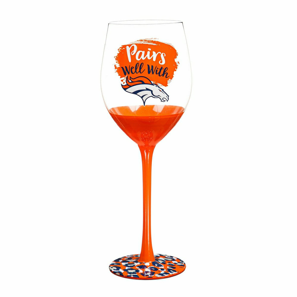 Denver Broncos, 17oz Boxed Stemware, NFL, Home