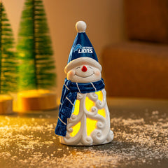 Detroit Lions Snowman LED Statuary, 8", NFL, Home