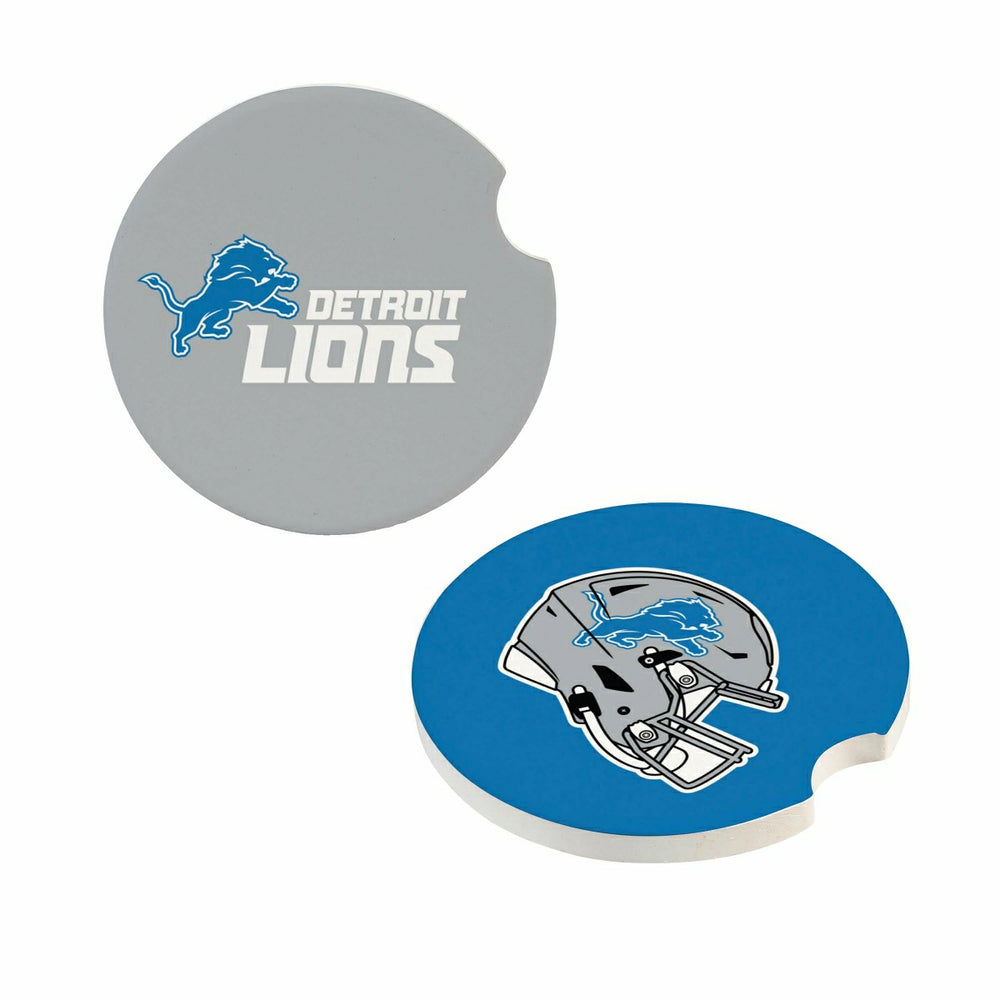 Detroit Lions Car Coaster Set, 2pc, NFL