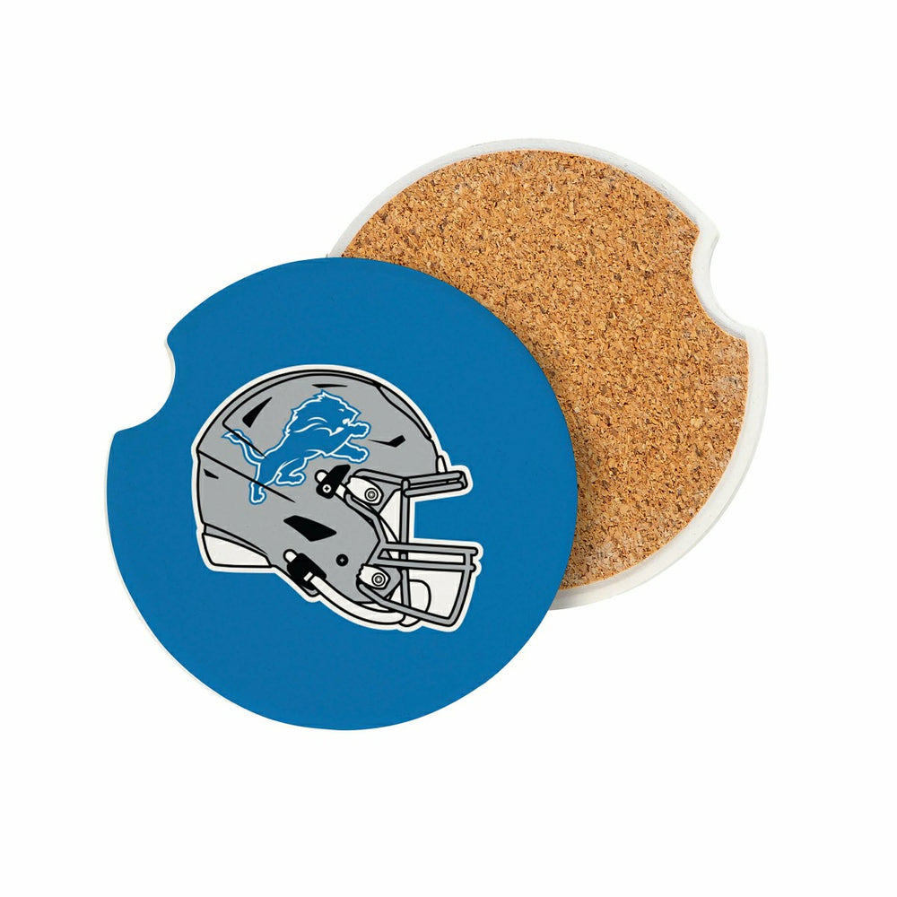 Detroit Lions Car Coaster Set, 2pc, NFL