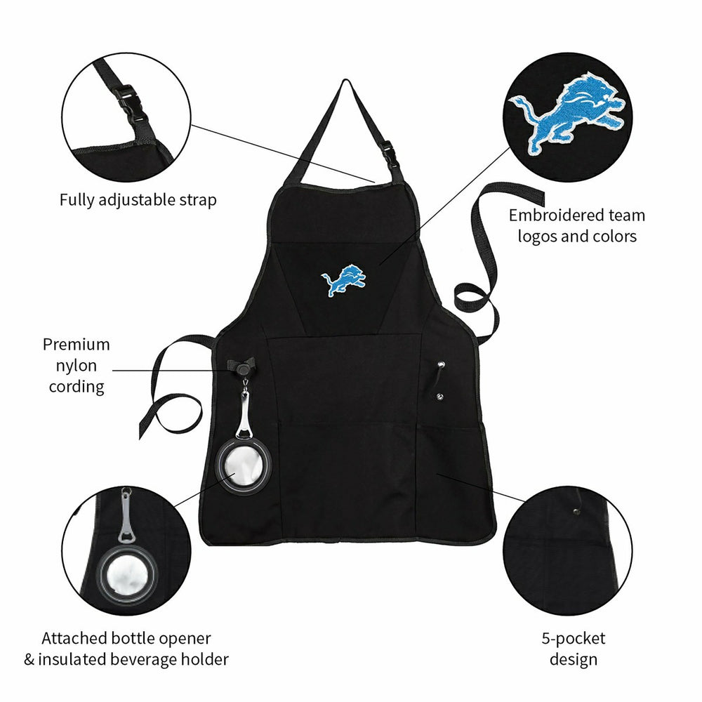 Detroit Lions Grilling Apron, NFL, Home