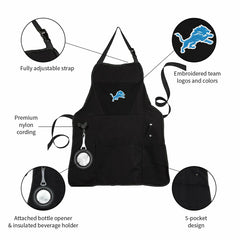 Detroit Lions Grilling Apron, NFL, Home