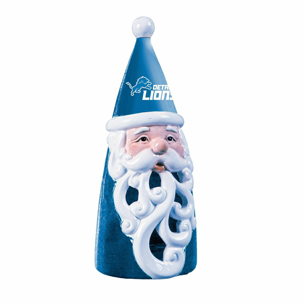 Detroit Lions Santa LED Statuary, 8", NFL, Home