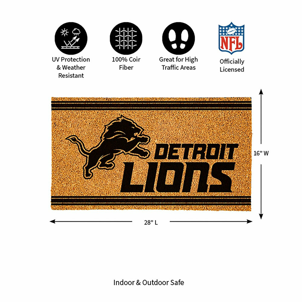 Detroit Lions, Coir Mat 1C, NFL